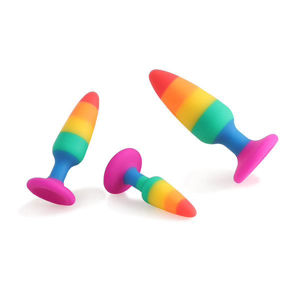 Cherry Buds Silicone Butt Plug Pride